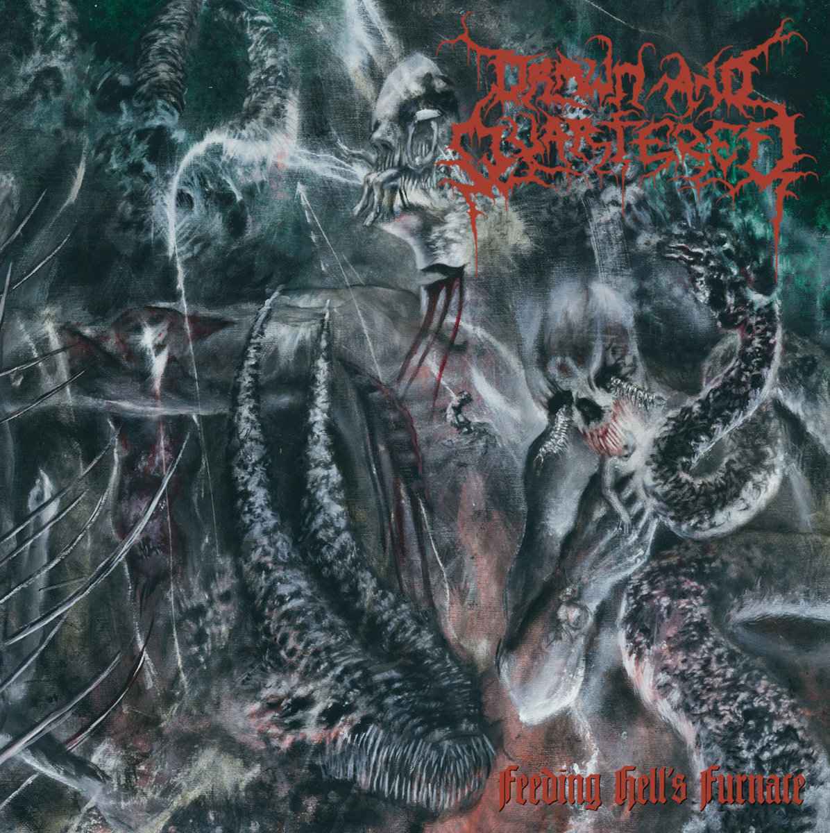 DRAWN AND QUARTERED - Feeding Hells Furnace Re-Release CD